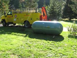 Propane tank installation 2010